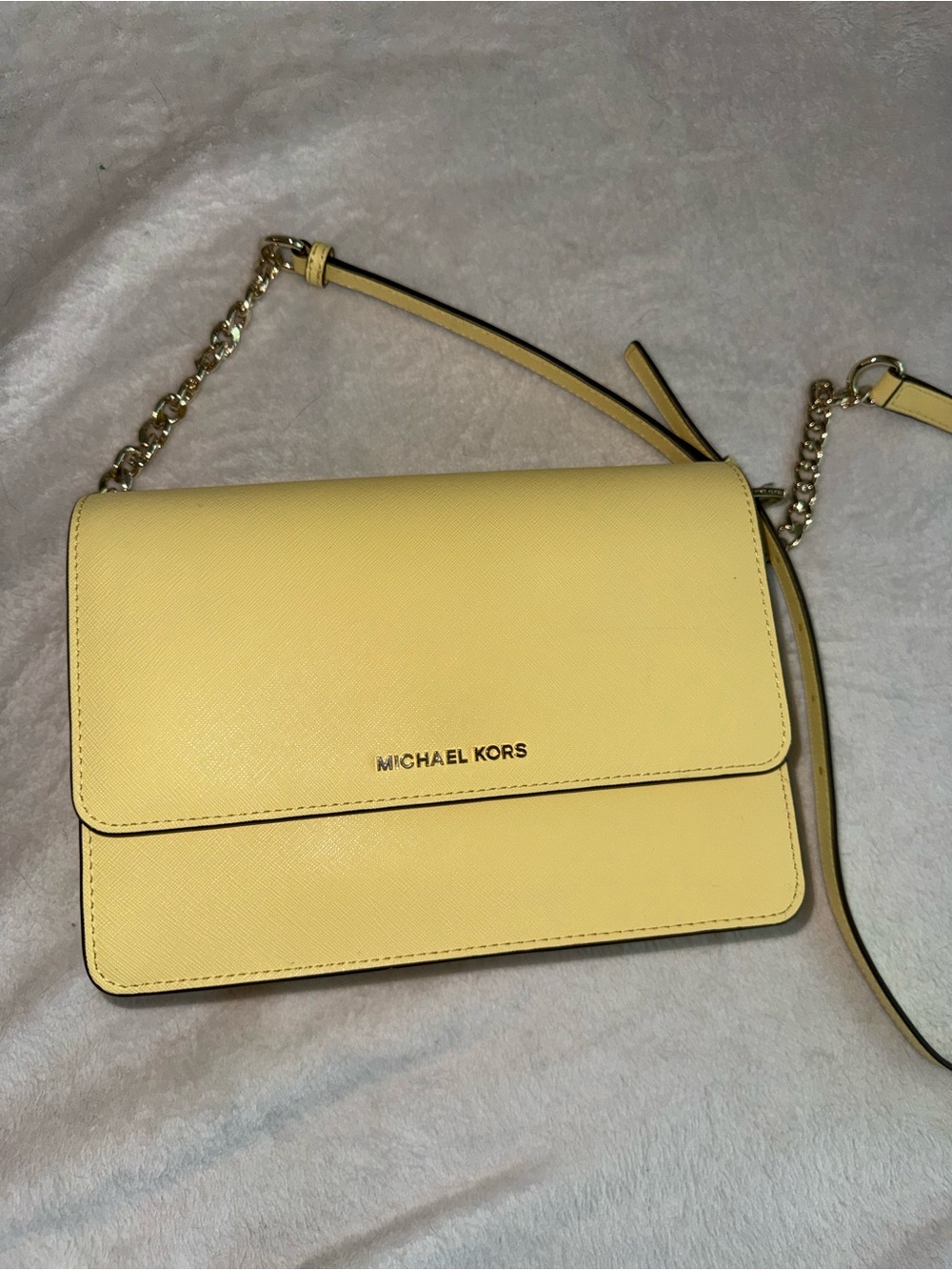 Michael Kors Yellow Crossbody Bag